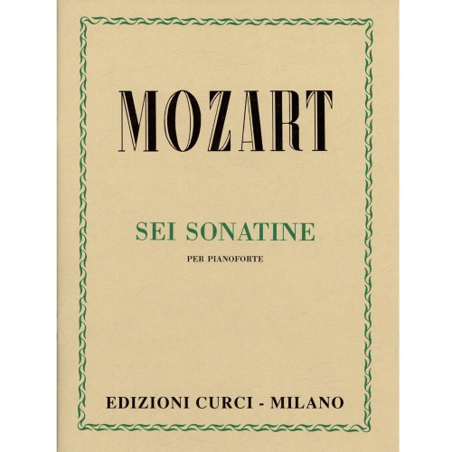 MOZART SEI SONATINE PER PIANOFORTE