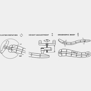 SAS ADJUSTABLE SPALLIERA VIOLINO