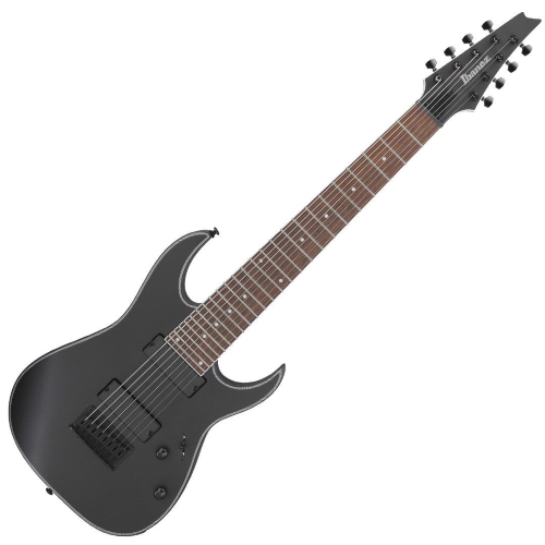 CHITARRA ELETTRICA IBANEZ RG8EX-BKF BLACK FLAT