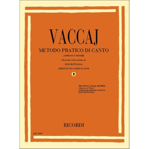 VACCAJ METODO PRATICO DI CANTO CON CD (SOPRANO-TENORE)