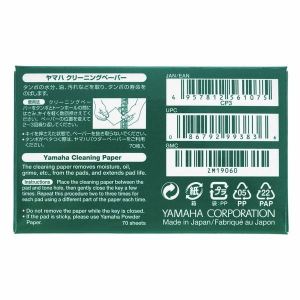 YAMAHA CLEANING PAPER CARTINE ASSORBENTI PULIZIA CUSCINETTI