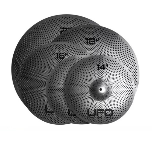 UFO LOW VOLUME CYMBALS SET2 CON BORSA