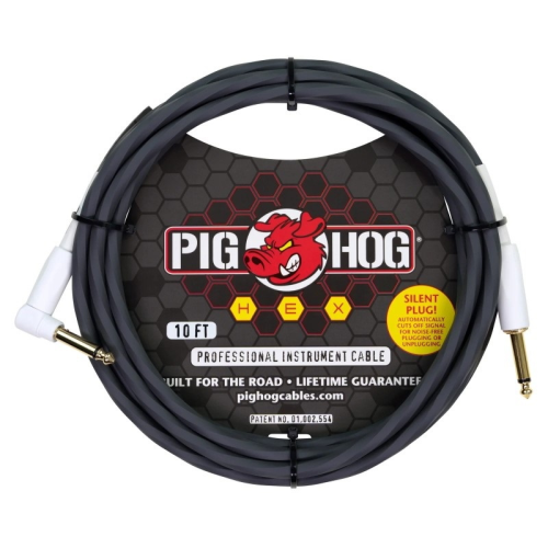 PIG HOG CAVO STRUMENTI PHSH10GRR JACK ALTE PRESTAZIONI