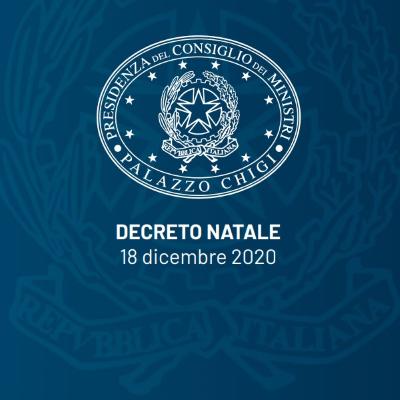 Decreto Natale 2020